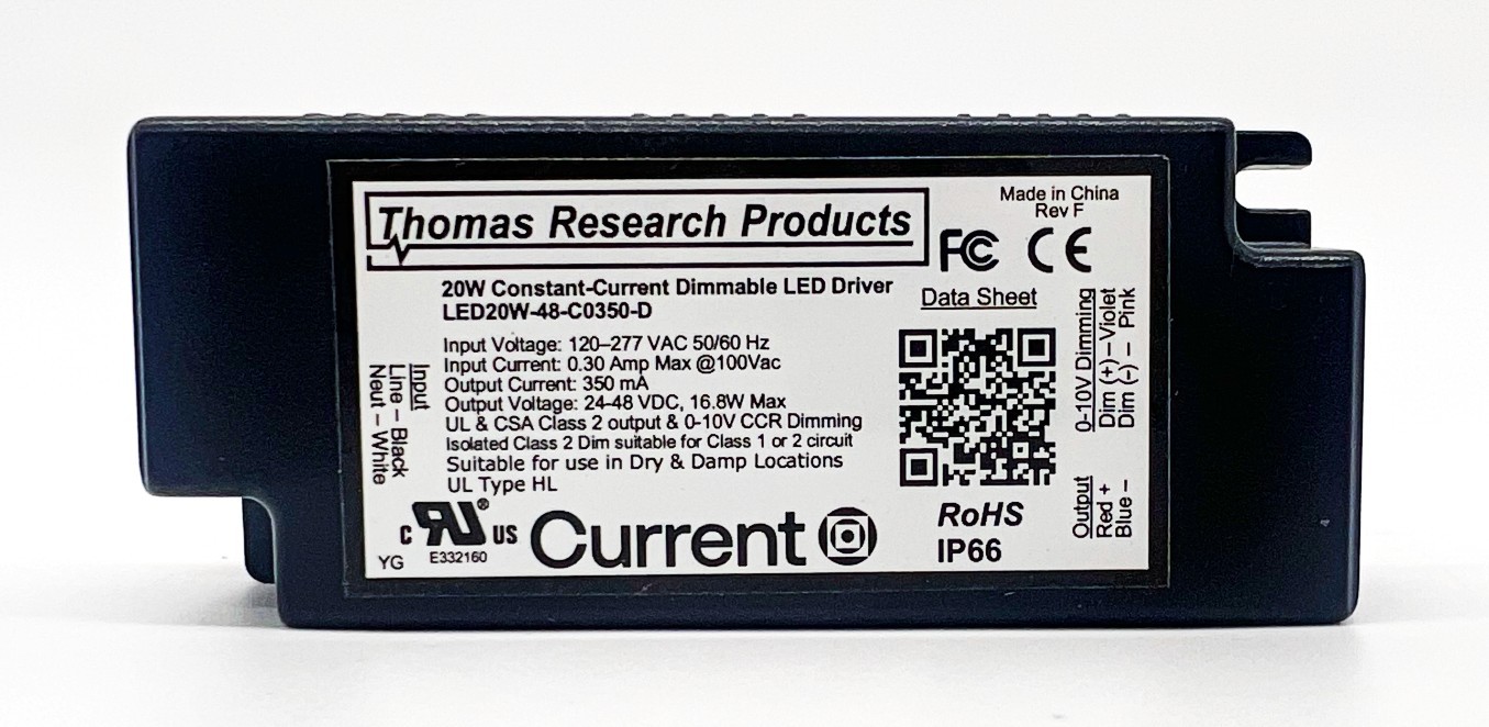 Hubbell Thomas Research Project LED Driver LED20W-48-C0350-D Hubbell Thomas Research Project LED Driver LED20W-48-C0350-D