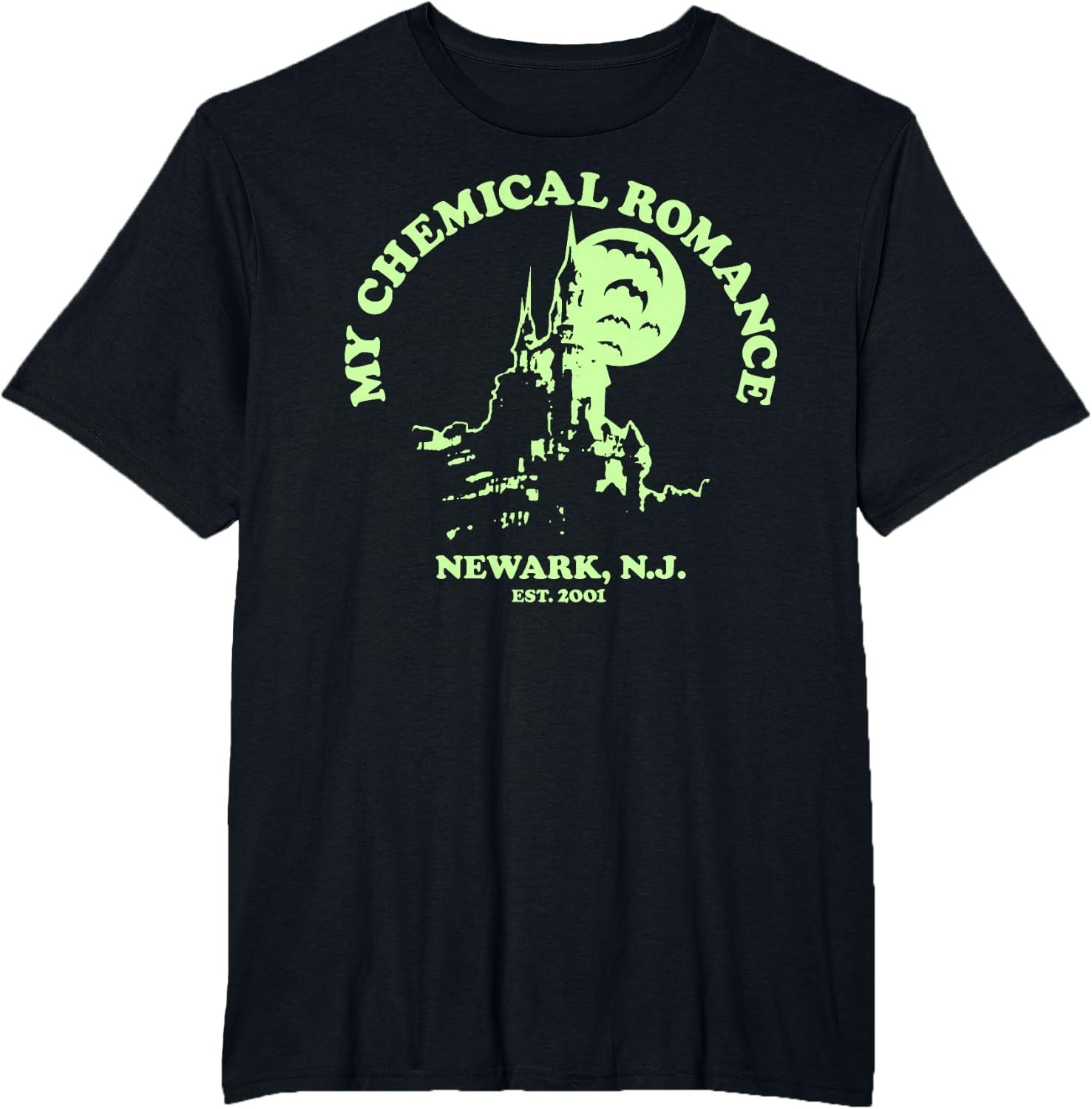 Haunted Castle, Gothic Emo Style, Dark Alternative Graphic T-Shirt