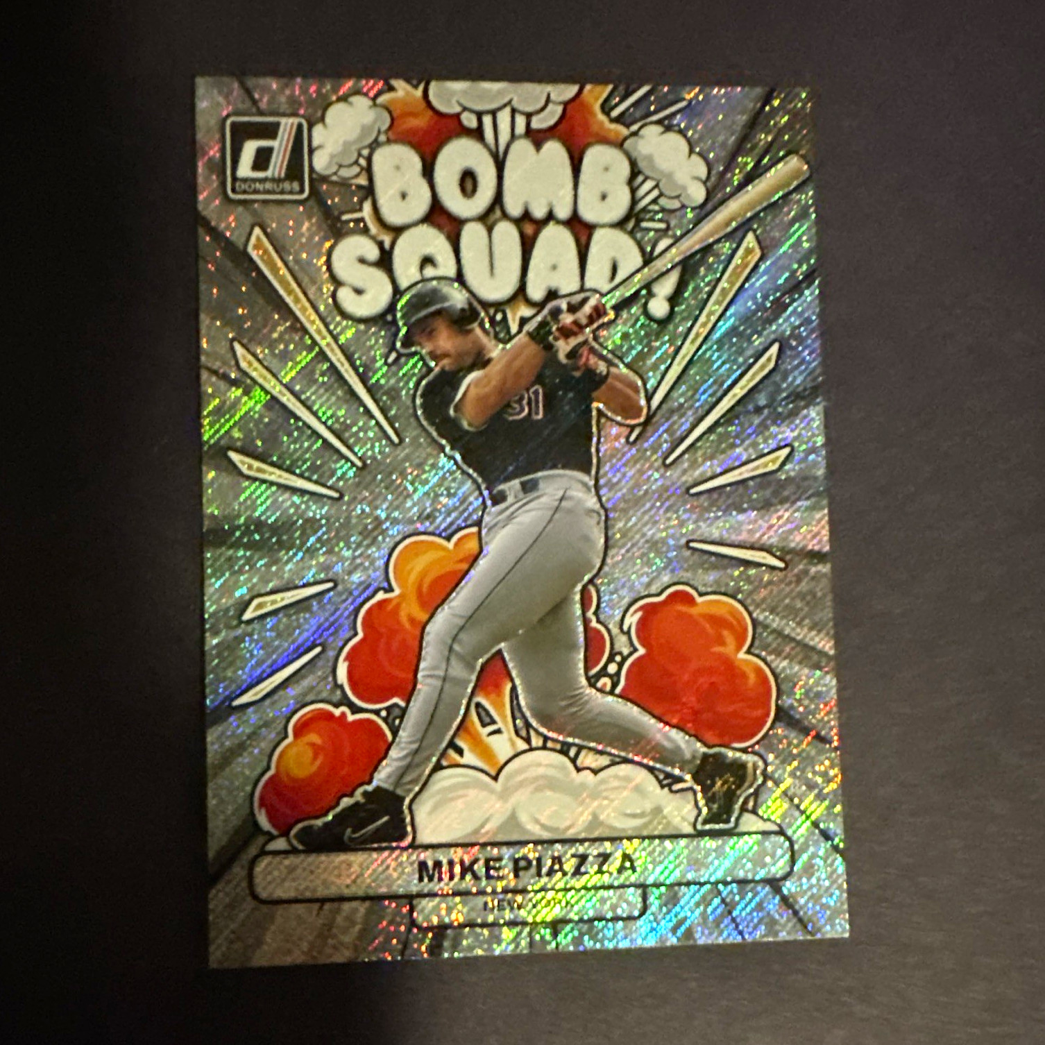 Panini 2023 Donruss Baseball Bomb Squad Mike Piazza #BS8 Insert New York Mets
