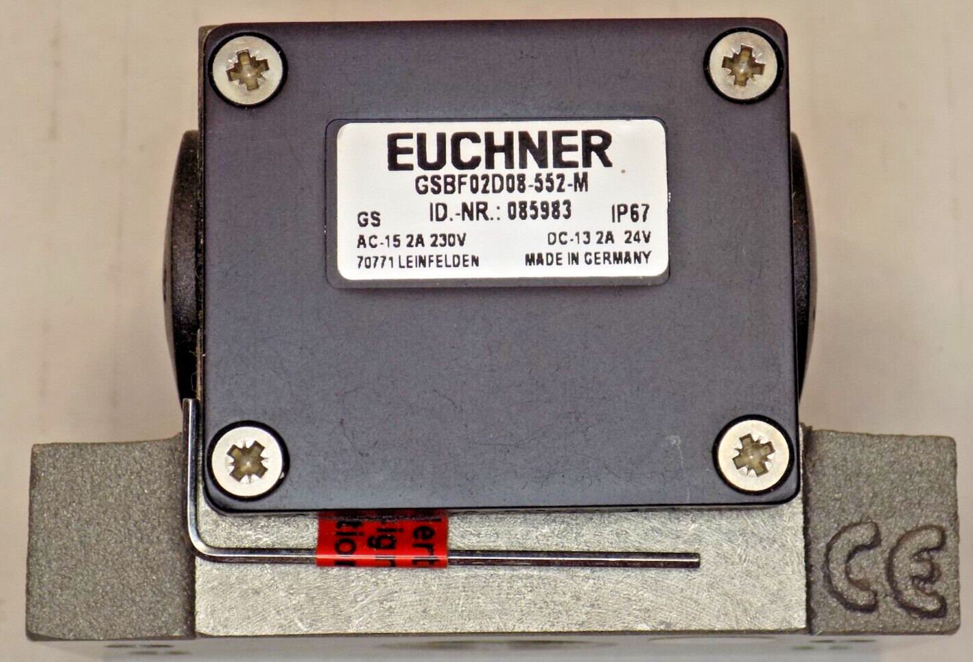 HARDINGE Model CS0010224 X AXIS SWITCH Euchner **NEW* Open Box HARDINGE Model CS0010224 X AXIS SWITCH Euchner **NEW* Open Box