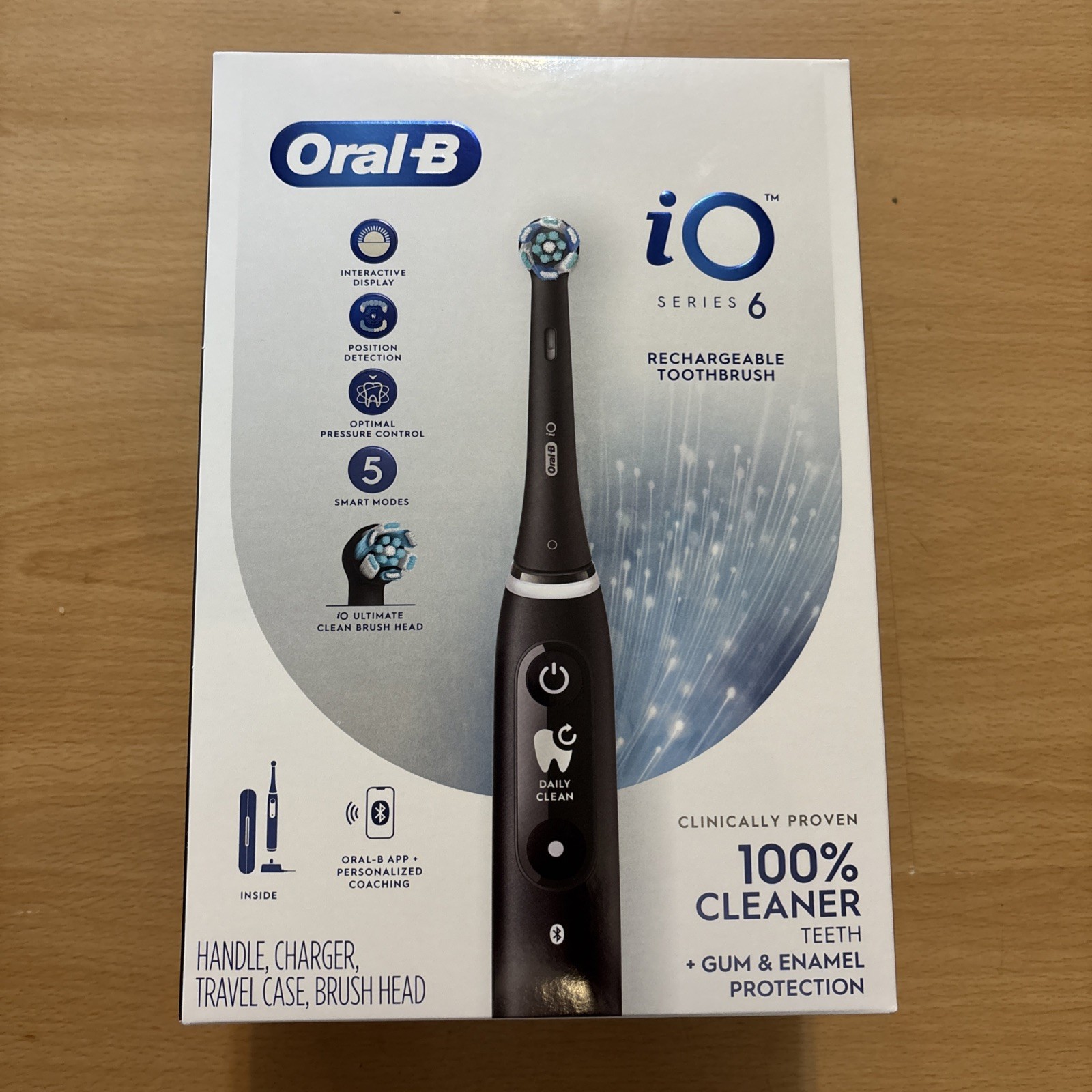 NEW Factory Sealed - Oral-B iO Series 6 Electric Toothbrush - Black Lava NEW Factory Sealed - Oral-B iO Series 6 Electric Toothbrush - Black Lava