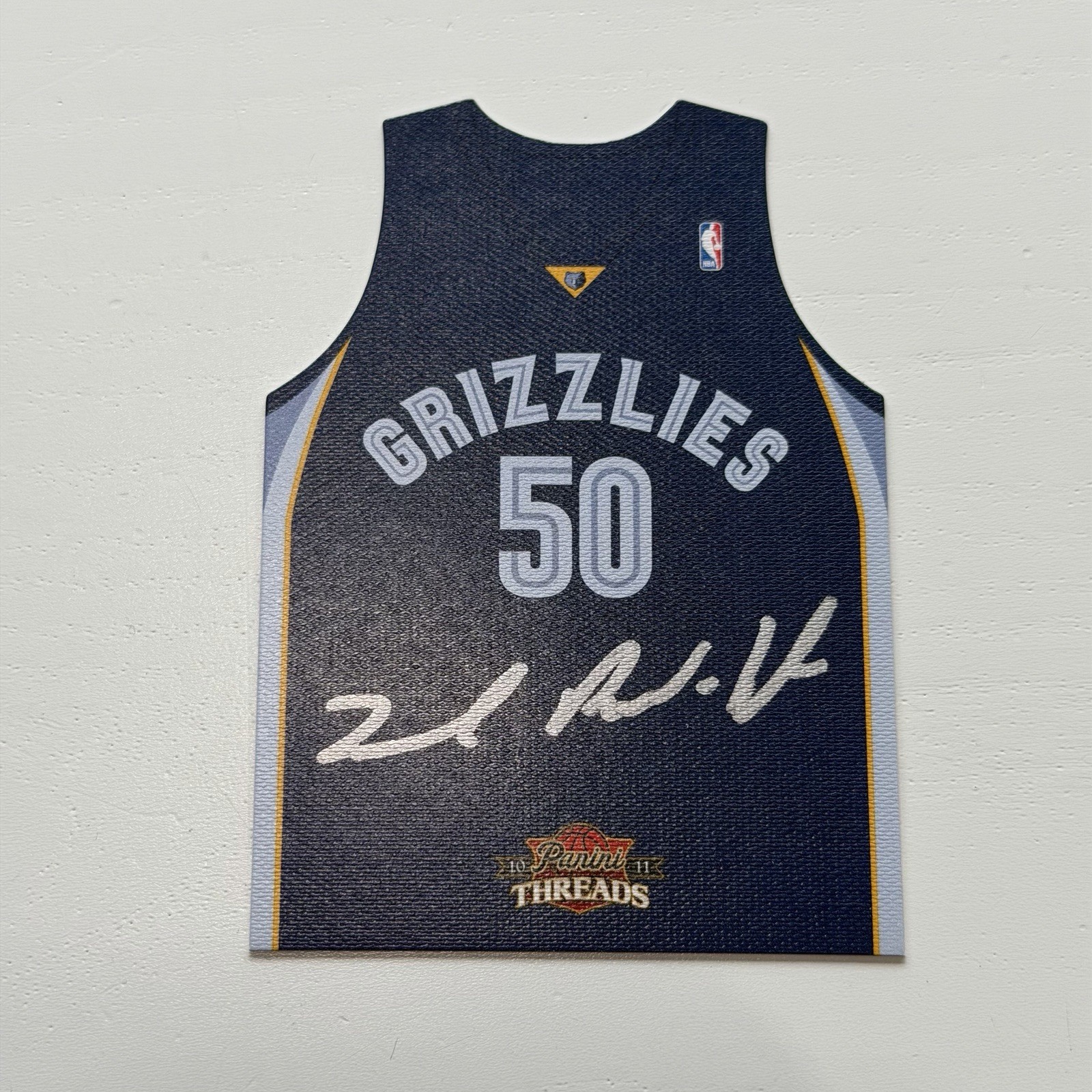 2010-11 Panini Threads - Team Threads Zach Randolph #25 Away Autographs /49 (AU) 2010-11 Panini Threads - Team Threads Zach Randolph #25 Away Autographs /49 (AU)