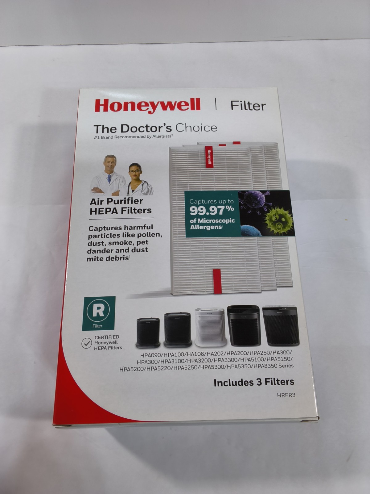 Honeywell HEPA Air Purifier Filter R 3-Pack HRFR3 OEM Genuine NEW Honeywell HEPA Air Purifier Filter R 3-Pack HRFR3 OEM Genuine NEW