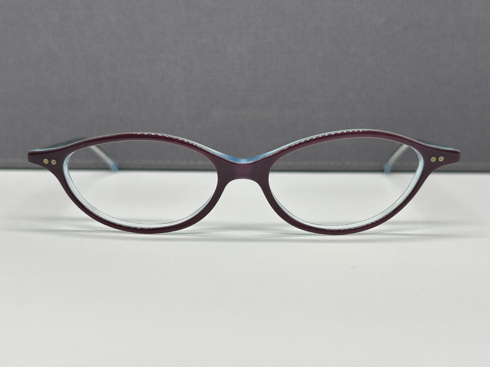 Jean Lafont Eyeglasses Frames Woman Brown Blue Small