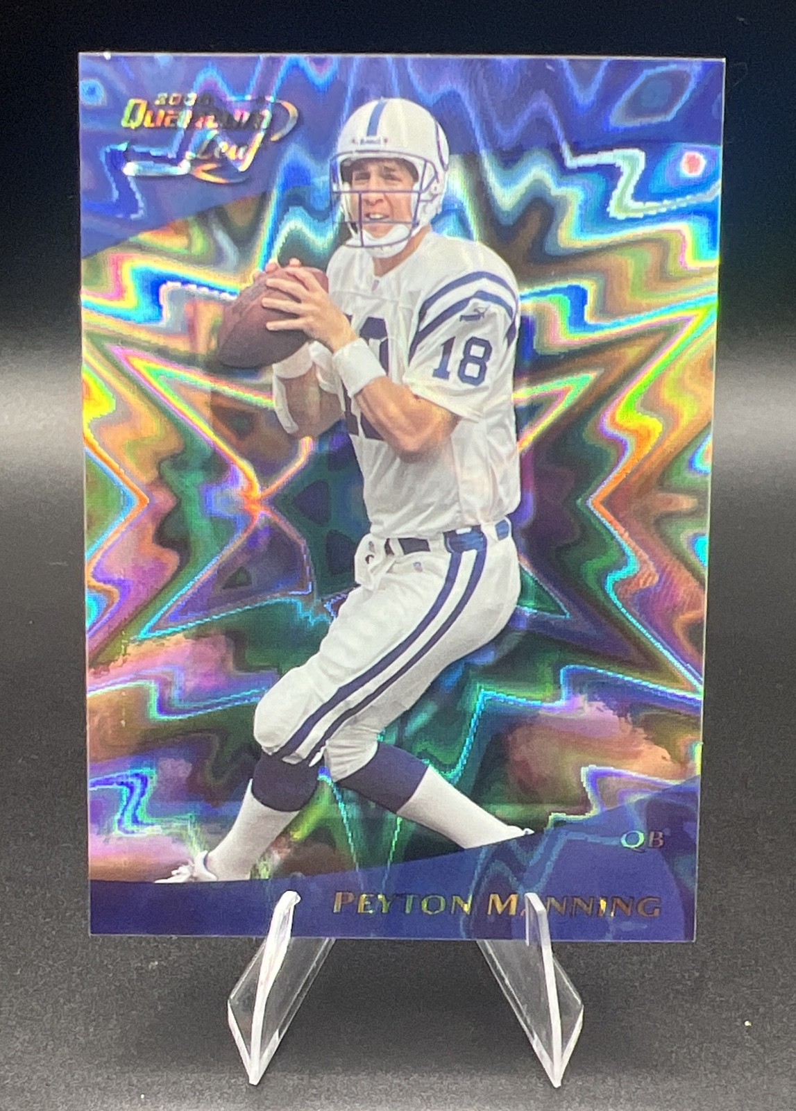 1999 Score Supplemental - 2000 Quantum Leaf Previews Peyton Manning #QLP-7 1999 Score Supplemental - 2000 Quantum Leaf Previews Peyton Manning #QLP-7
