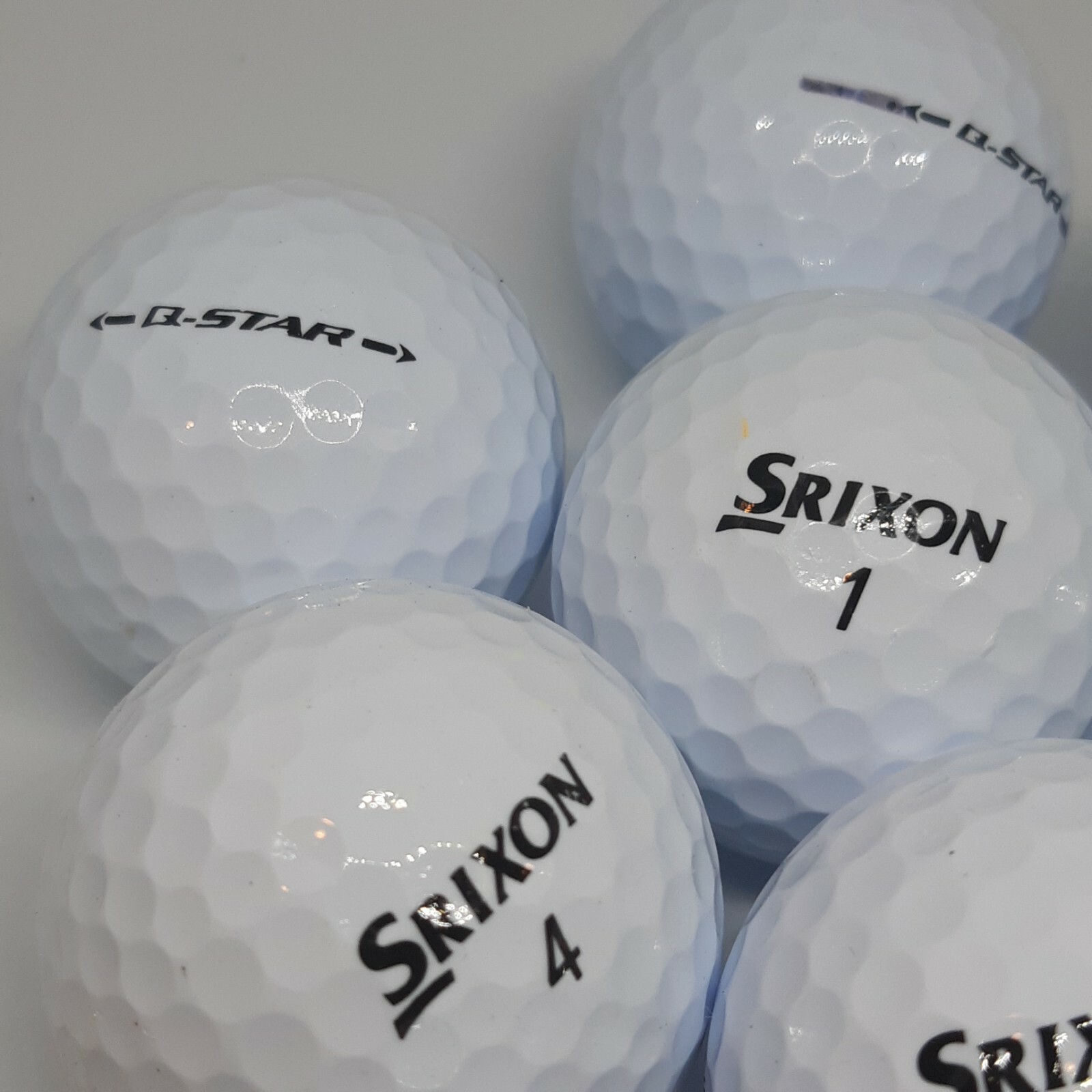 36 4A ( AAAA) Srixon Q Star / QsTour White Used Golf Balls. In GREAT CONDITION