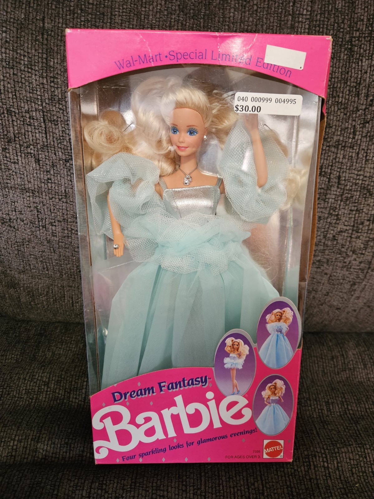Dream Fantasy Barbie Doll 1990 Walmart Special Limited Edition Mattel 7335 Dream Fantasy Barbie Doll 1990 Walmart Special Limited Edition Mattel 7335