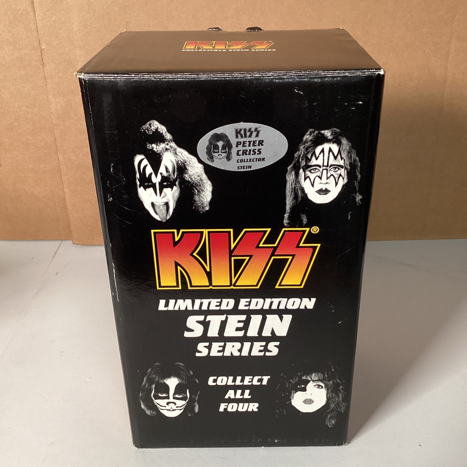 Vintage 1998 KISS Peter Criss Limited Edition Beer Stein Series w/ COA