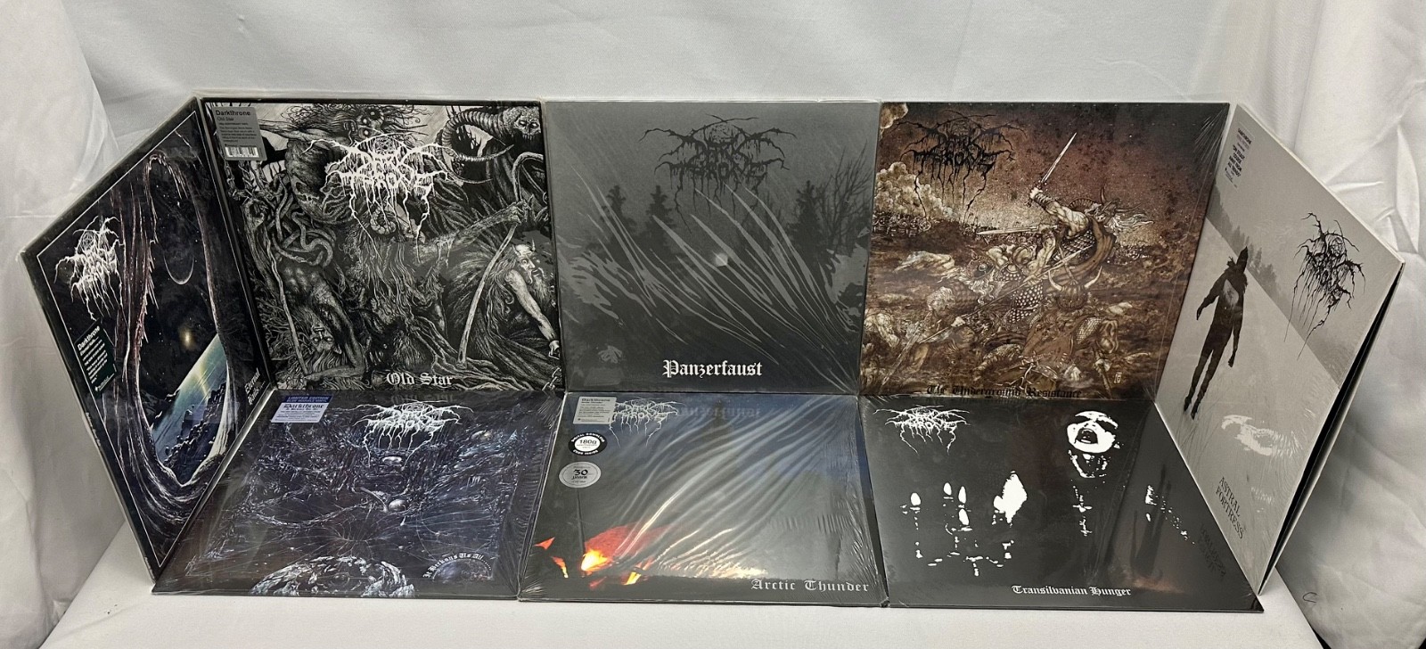 Darkthrone Vinyl Record 8 Lot Bundle Transilvanian Hunger, Panzerfaust, Old Star Darkthrone Vinyl Record 8 Lot Bundle Transilvanian Hunger, Panzerfaust, Old Star
