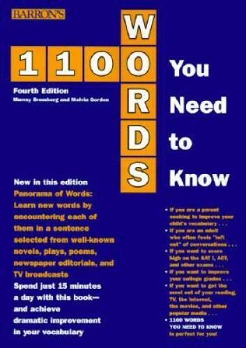 1100 Words You Need to Know (Barron\'s 1100 Words You Need to Know) - GOOD
