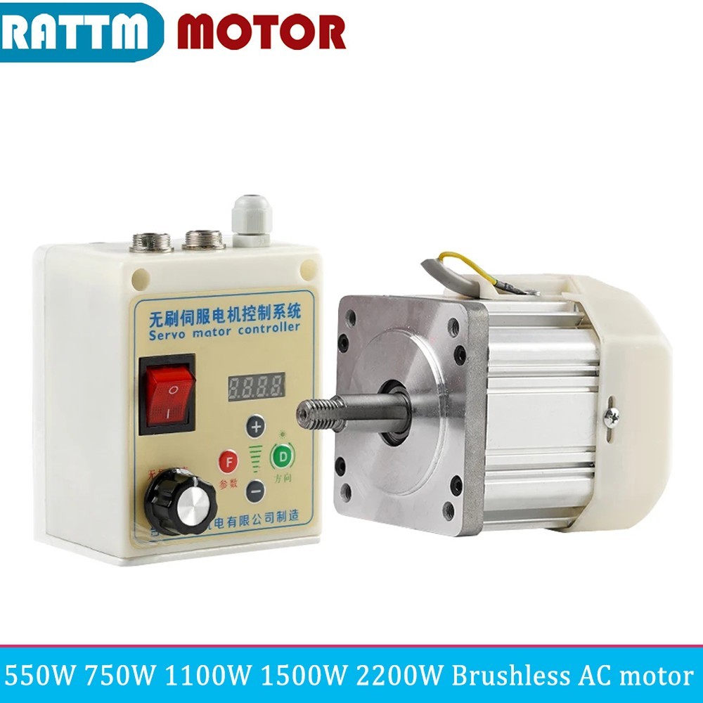 550W 750W 2200W AC Brushless Servo Motor With Speed Drive CNC Controller Kit 550W 750W 2200W AC Brushless Servo Motor With Speed Drive CNC Controller Kit
