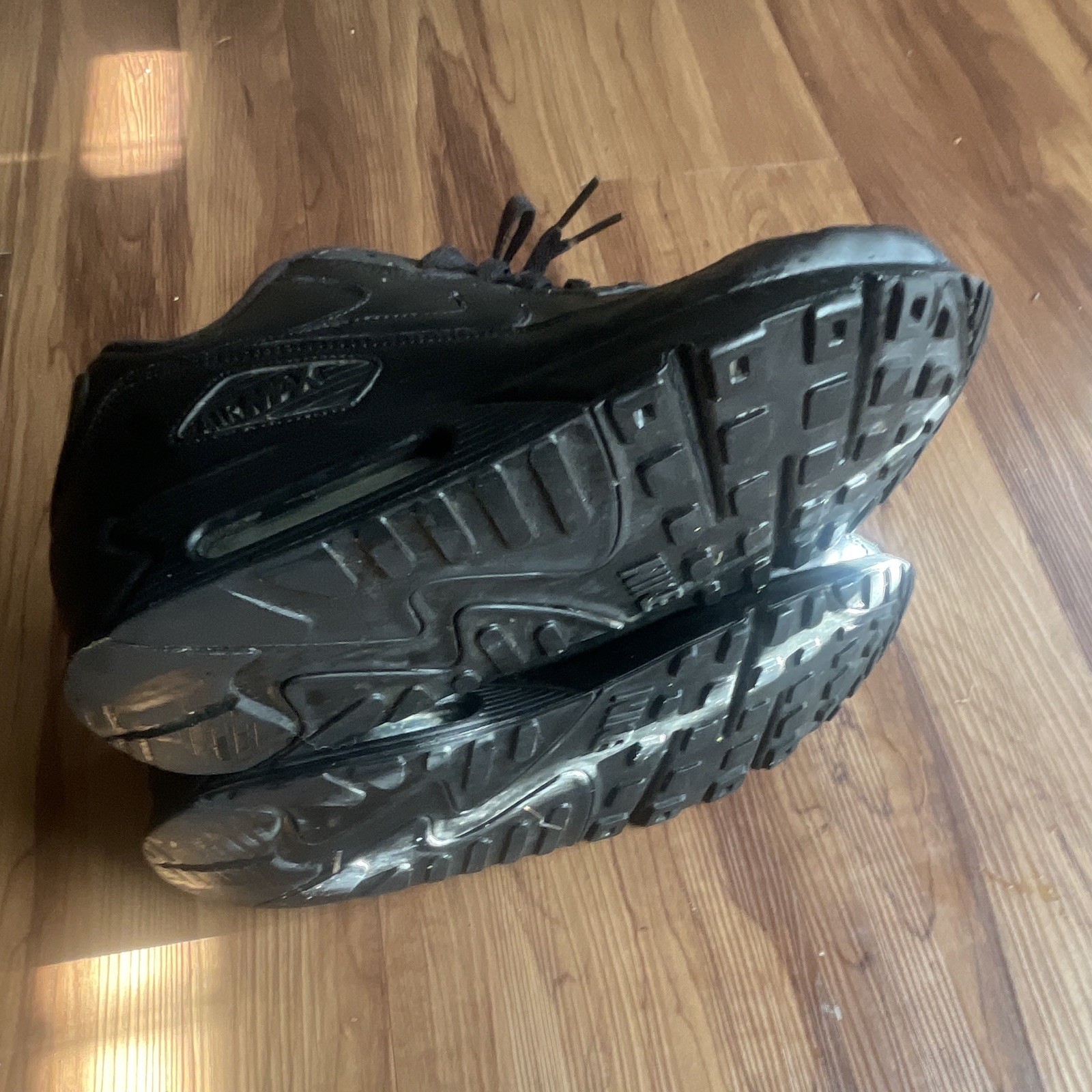 Size 13- Nike Air Max More Men Black Size 13- Nike Air Max More Men Black