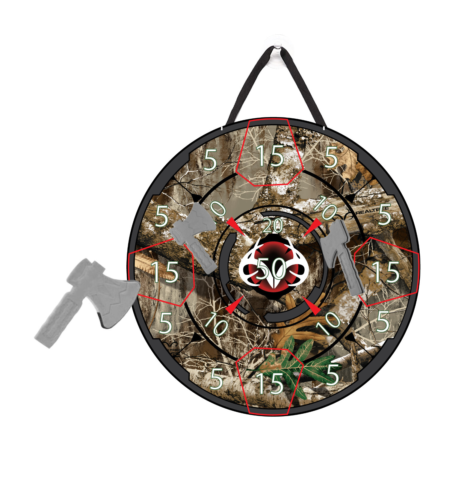 Waloo Sports / RealTree Foam Axe Throwing Game, RealTree Licensed or Standard Waloo Sports / RealTree Foam Axe Throwing Game, RealTree Licensed or Standard