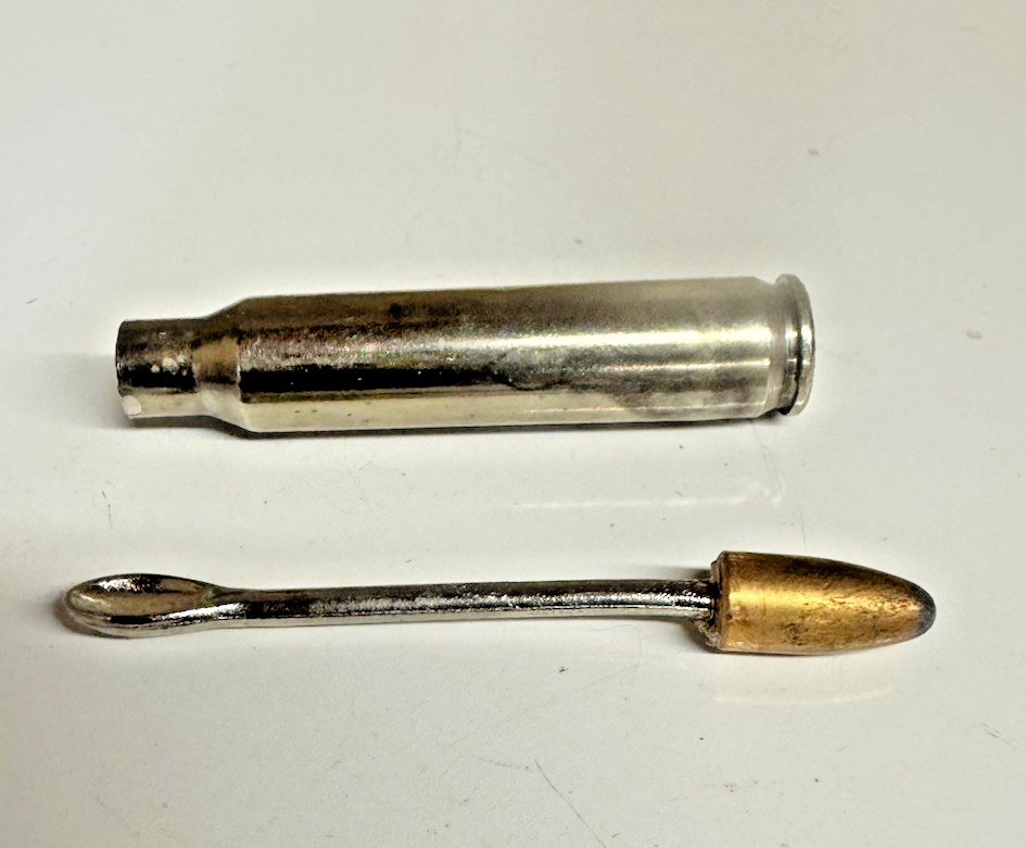 Vintage Trench Art Handmade 1970s spoon 2 Inch Unused Vintage Trench Art Handmade 1970s spoon 2 Inch Unused