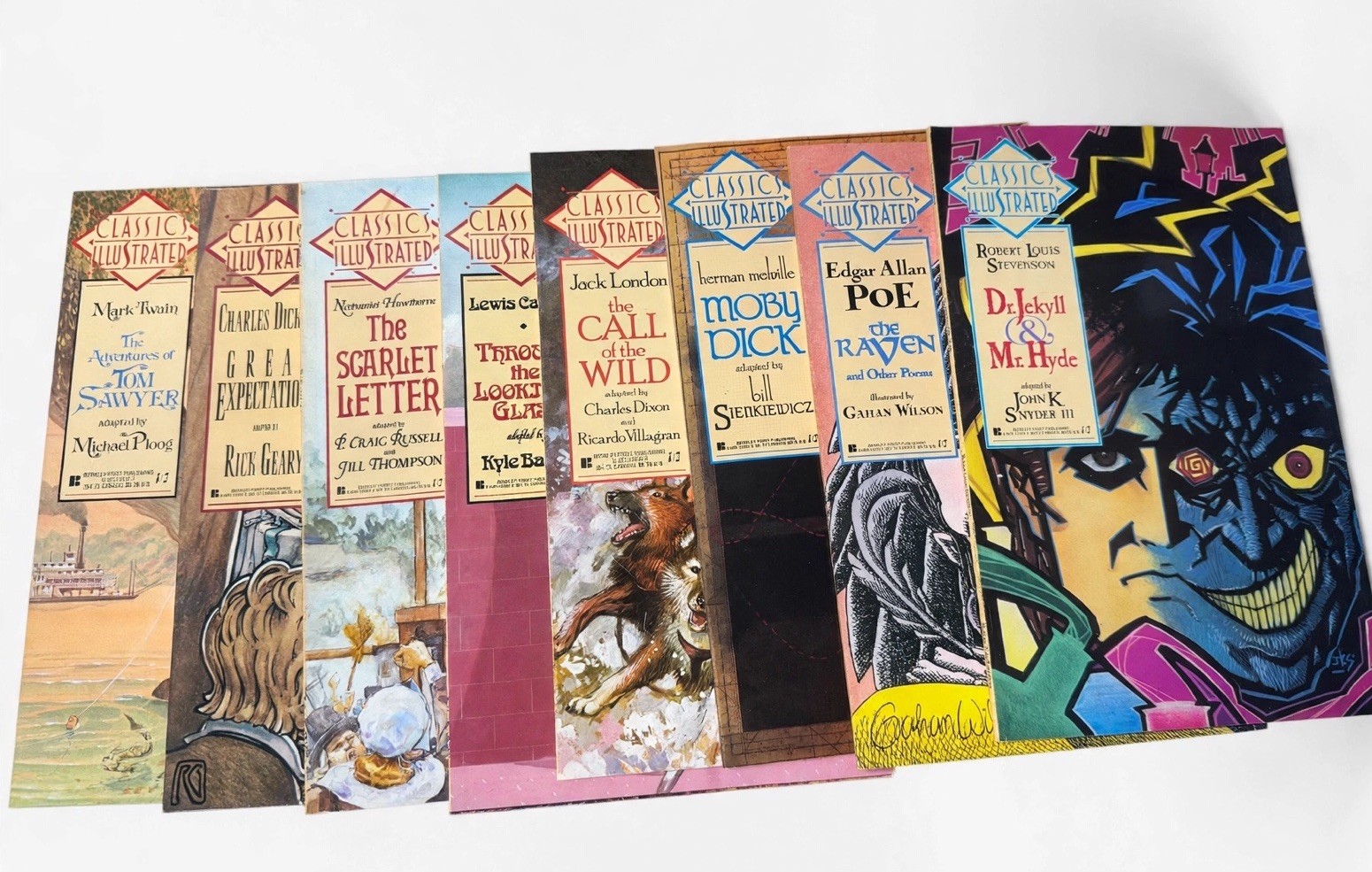Lot of 9 Classics Illustrated Comics Berkley 90s Lot of 9 Classics Illustrated Comics Berkley 90s