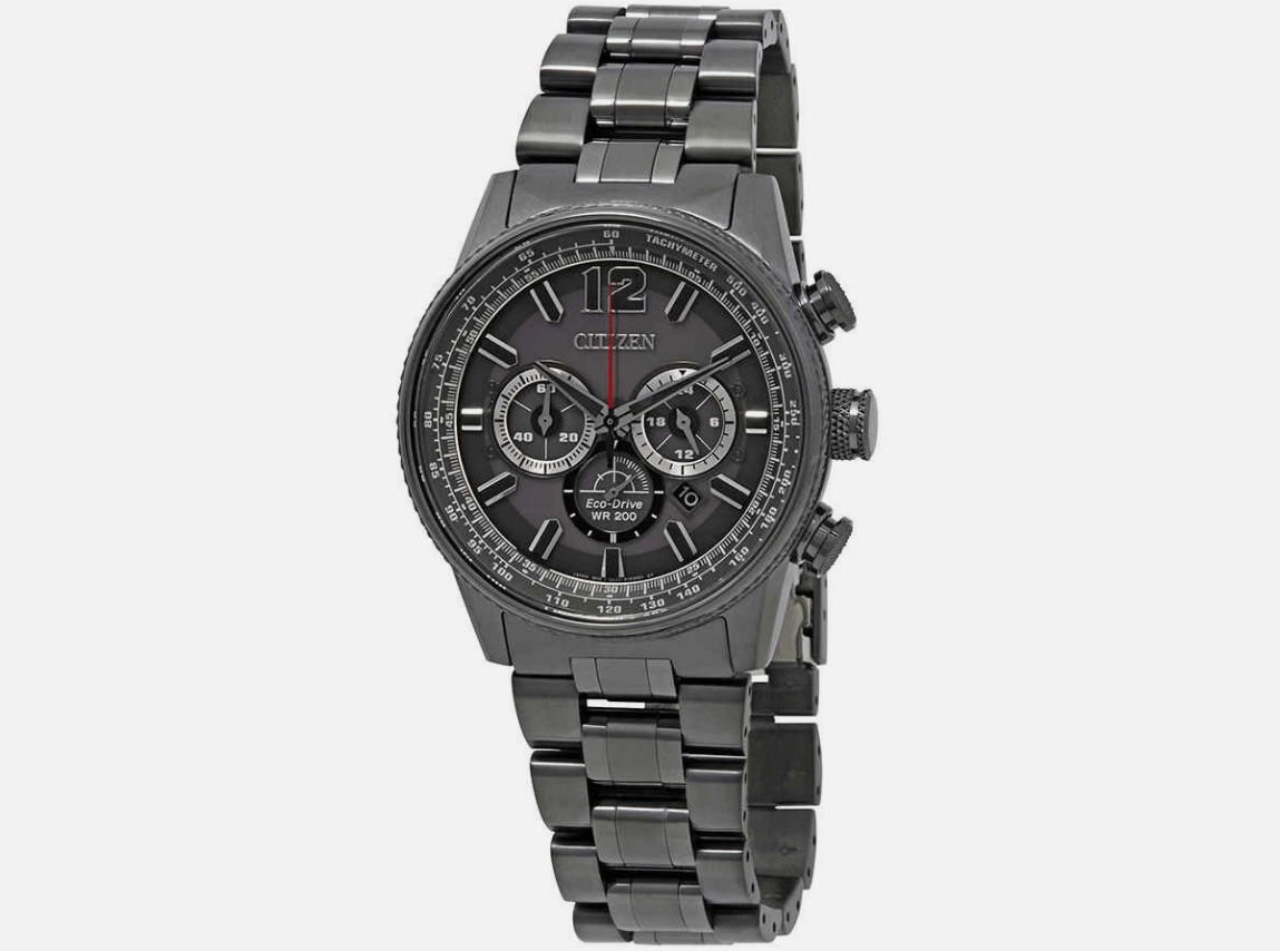 Citizen Nighthawk Chronograph Charcoal Grey Dial Men\'s Watch CA4377-53H Citizen Nighthawk Chronograph Charcoal Grey Dial Men\'s Watch CA4377-53H
