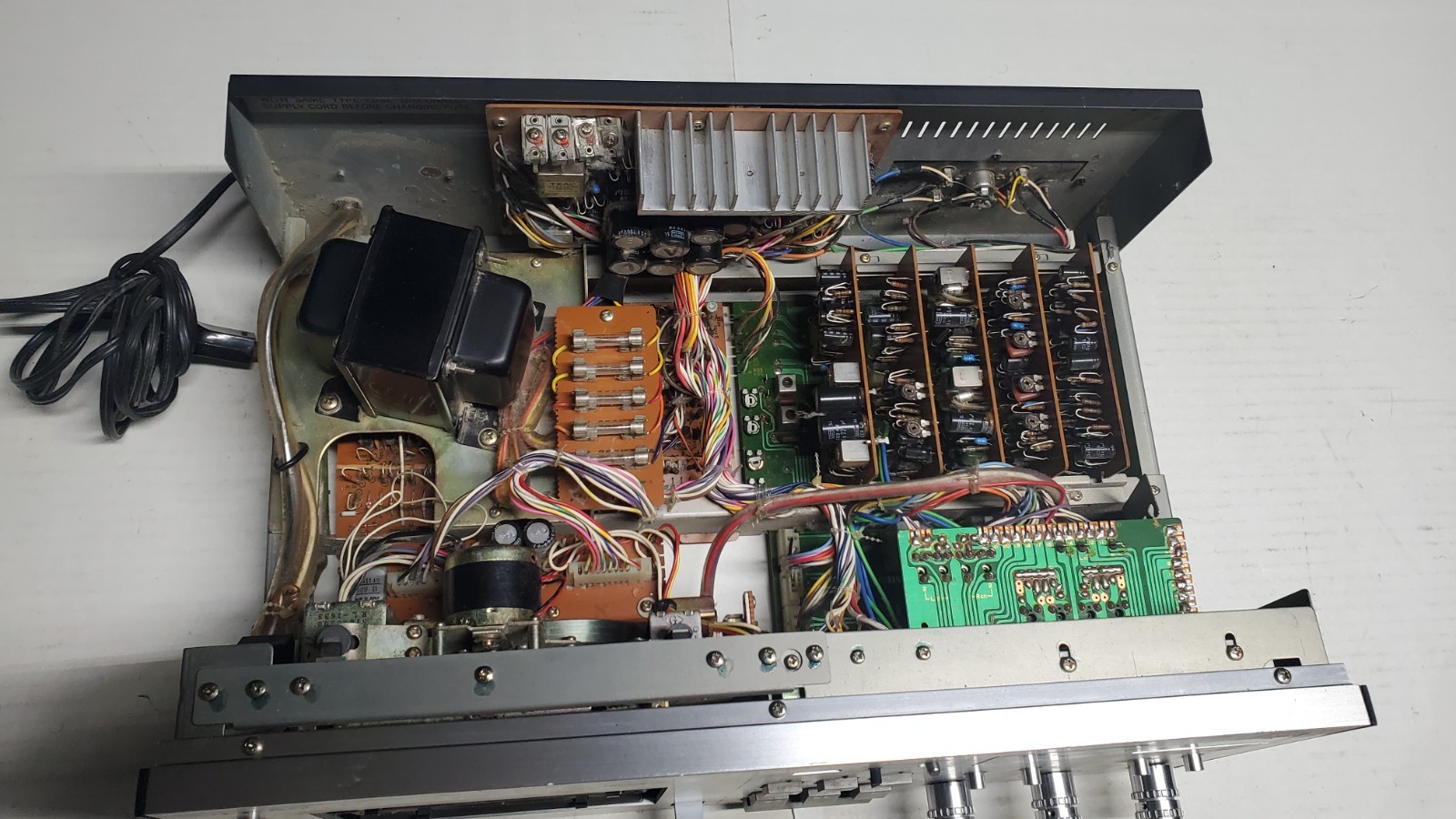 TEAC A-640 Stereo Cassette Deck Vintage Made in Japan As-Is