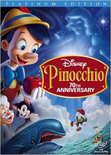 Pinocchio (Two-Disc 70th Anniversary Platinum Edition) - DVD - GOOD Pinocchio (Two-Disc 70th Anniversary Platinum Edition) - DVD - GOOD