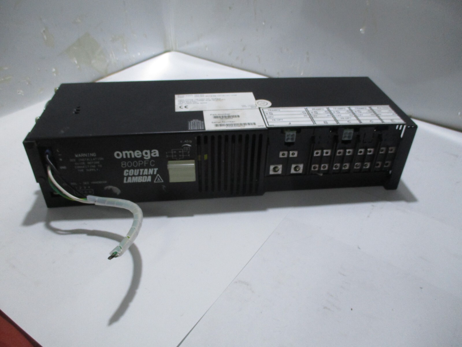 Omega 800PFC  E10089 COUTANT LAMBDA MML800 Power Supply MPM Printer
