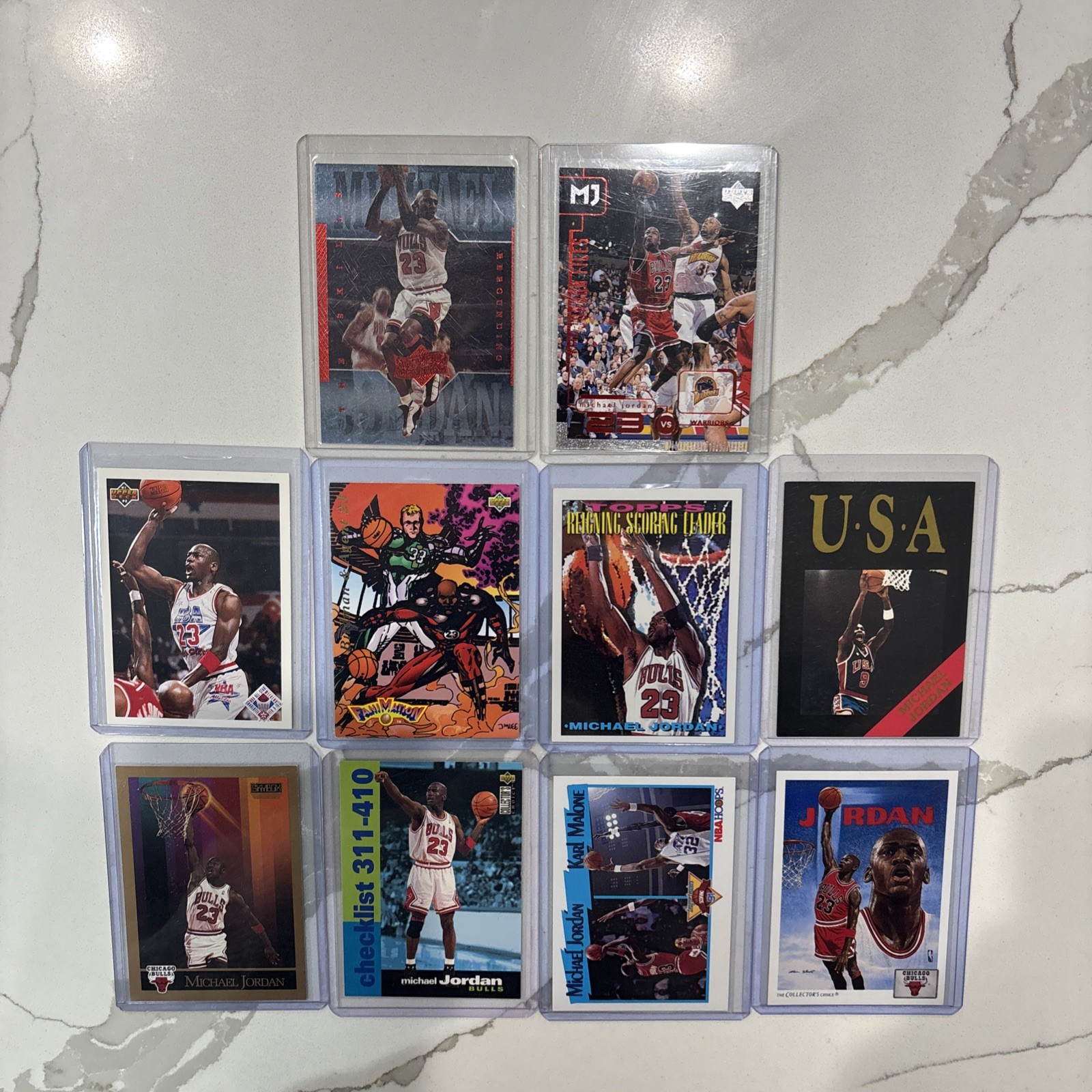 Michael Jordan 10 Card Lot Early 1990’s GOAT