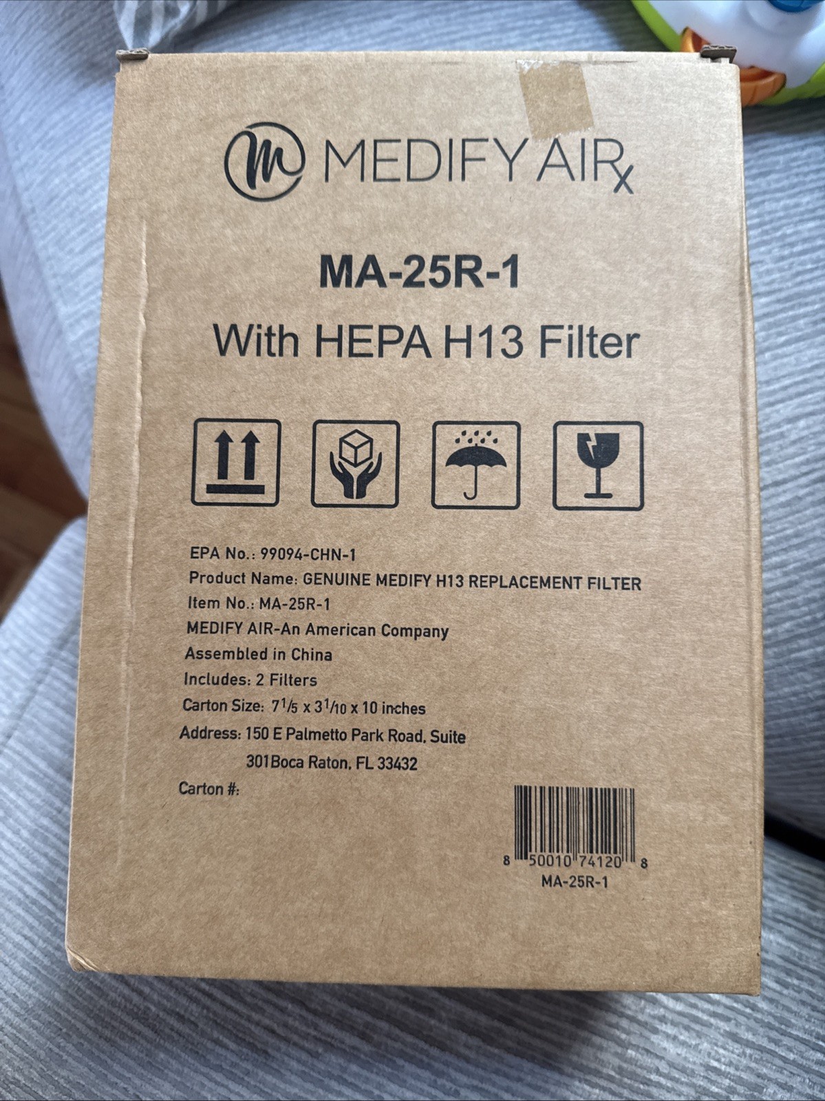2 Pack Genuine OEM Medify Air MA-25 W/ HEPA H13 Filters MA-25R-1 2 Pack Genuine OEM Medify Air MA-25 W/ HEPA H13 Filters MA-25R-1