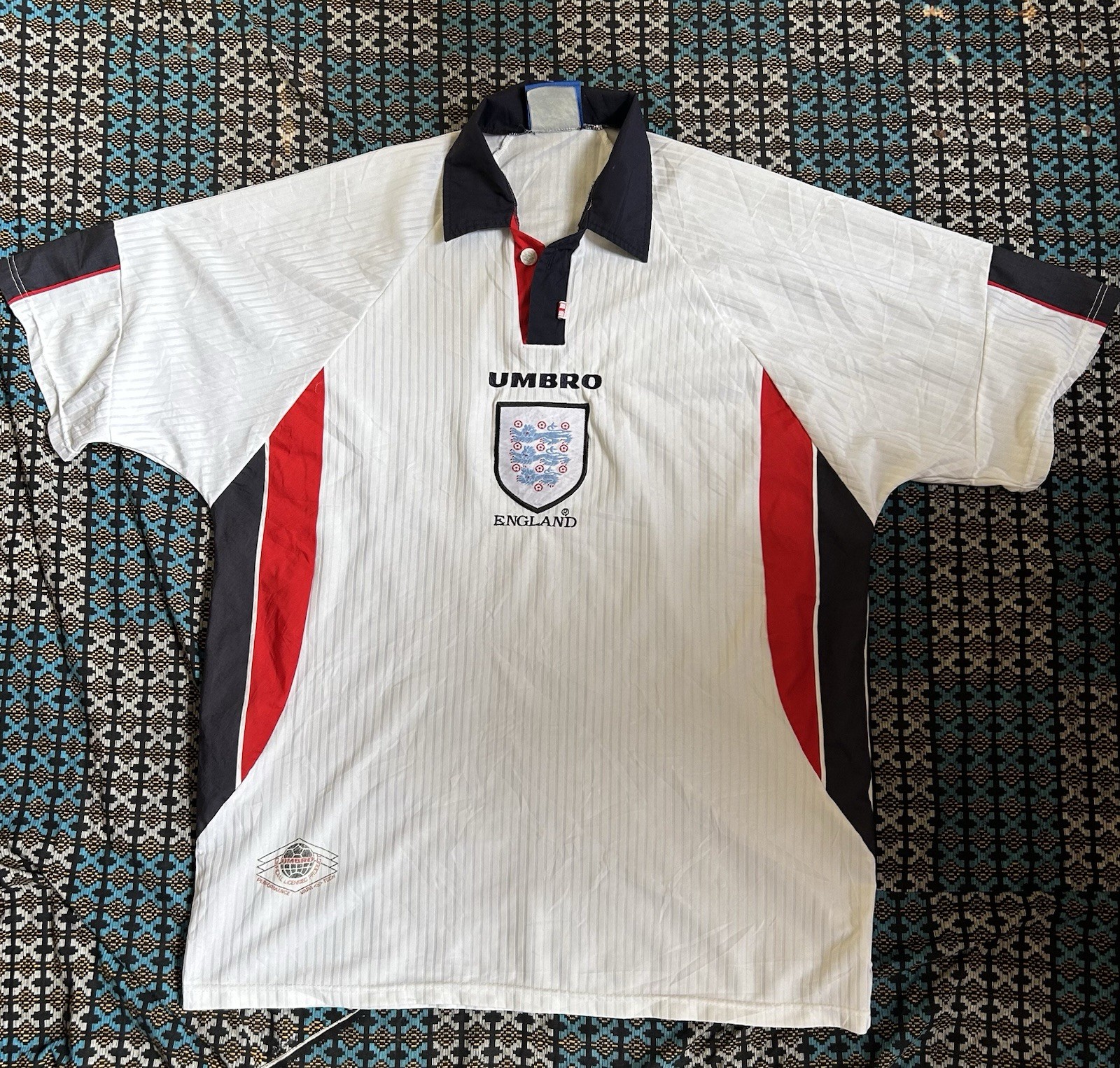 Vintage 1997-99 Umbro England Home  (Authentic) Football Jersey Size XL