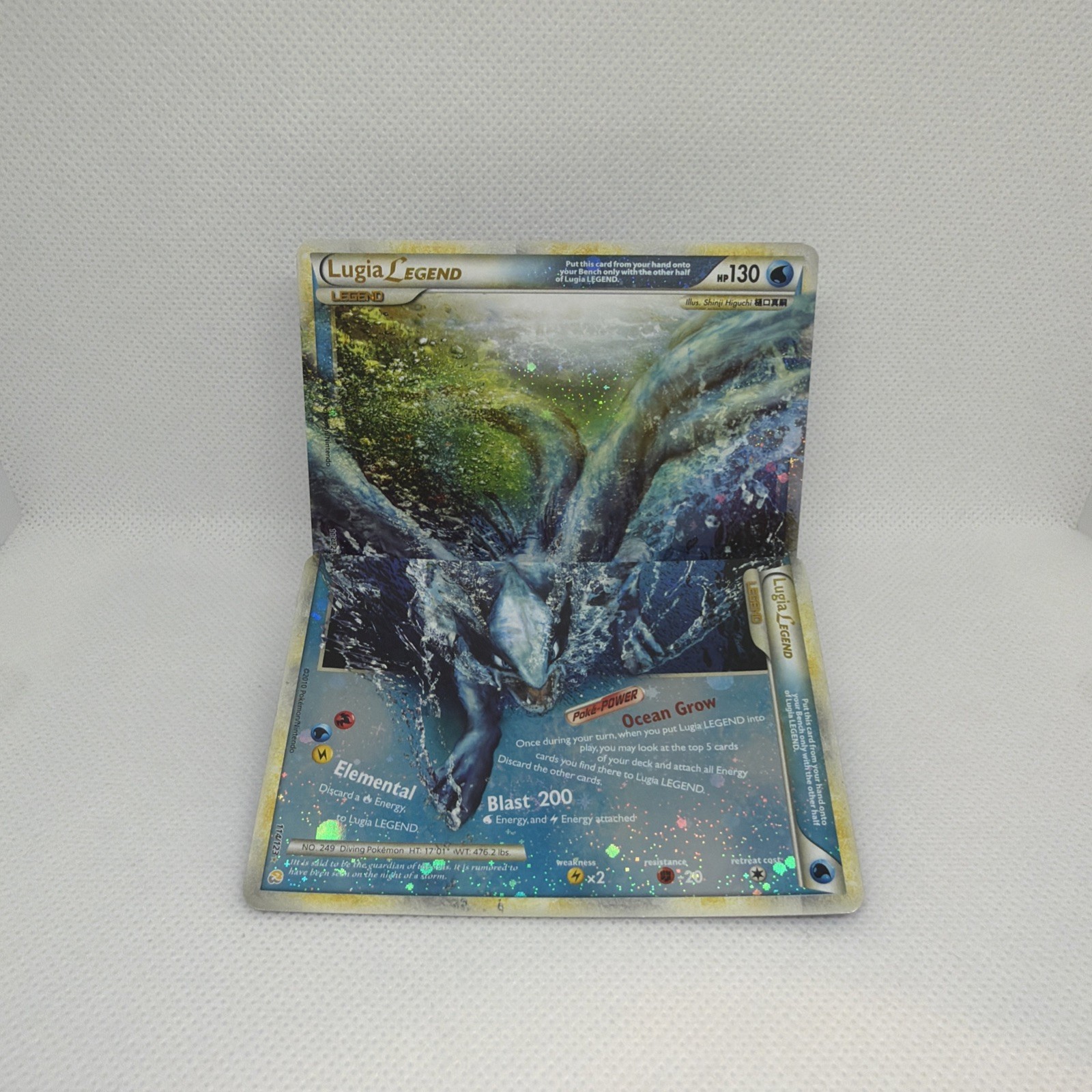 Pokemon Lugia LEGEND Top & Bottom HGSS 113/123 & 114/123 Ultra Rare Holo Pokemon Lugia LEGEND Top & Bottom HGSS 113/123 & 114/123 Ultra Rare Holo
