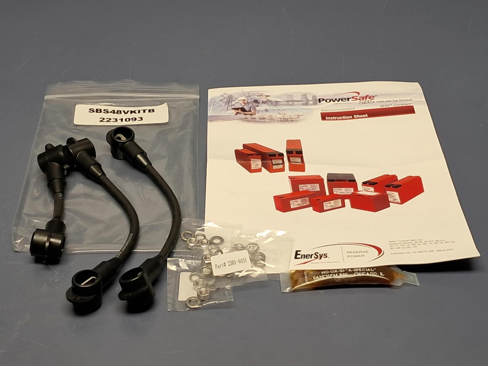 EnerSys PowerSafe - SBS48VKITB - Battery Connection Kit - NEW EnerSys PowerSafe - SBS48VKITB - Battery Connection Kit - NEW