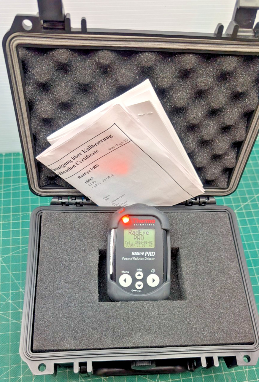 1x 2026 Calibrated Thermo RadEye PRD with All Menus UNLOCKED 1 yr guarantee