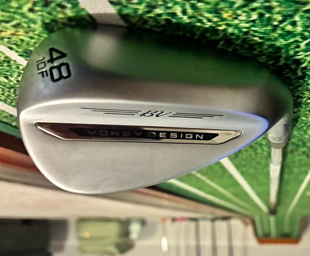 Titleist Vokey SM11 48° 10F Right-Hand Steel Shaft Stiff Flex Silver Titleist Vokey SM11 48° 10F Right-Hand Steel Shaft Stiff Flex Silver