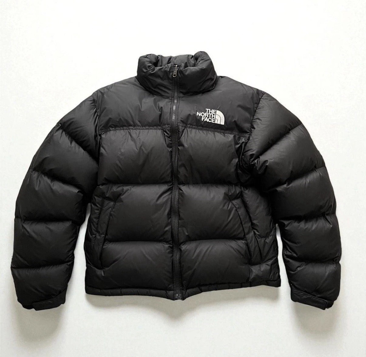 The North Face Men’s S,M,L,XL Black 700 Puffer Jacket Full Zip Nylon Logo The North Face Men’s S,M,L,XL Black 700 Puffer Jacket Full Zip Nylon Logo