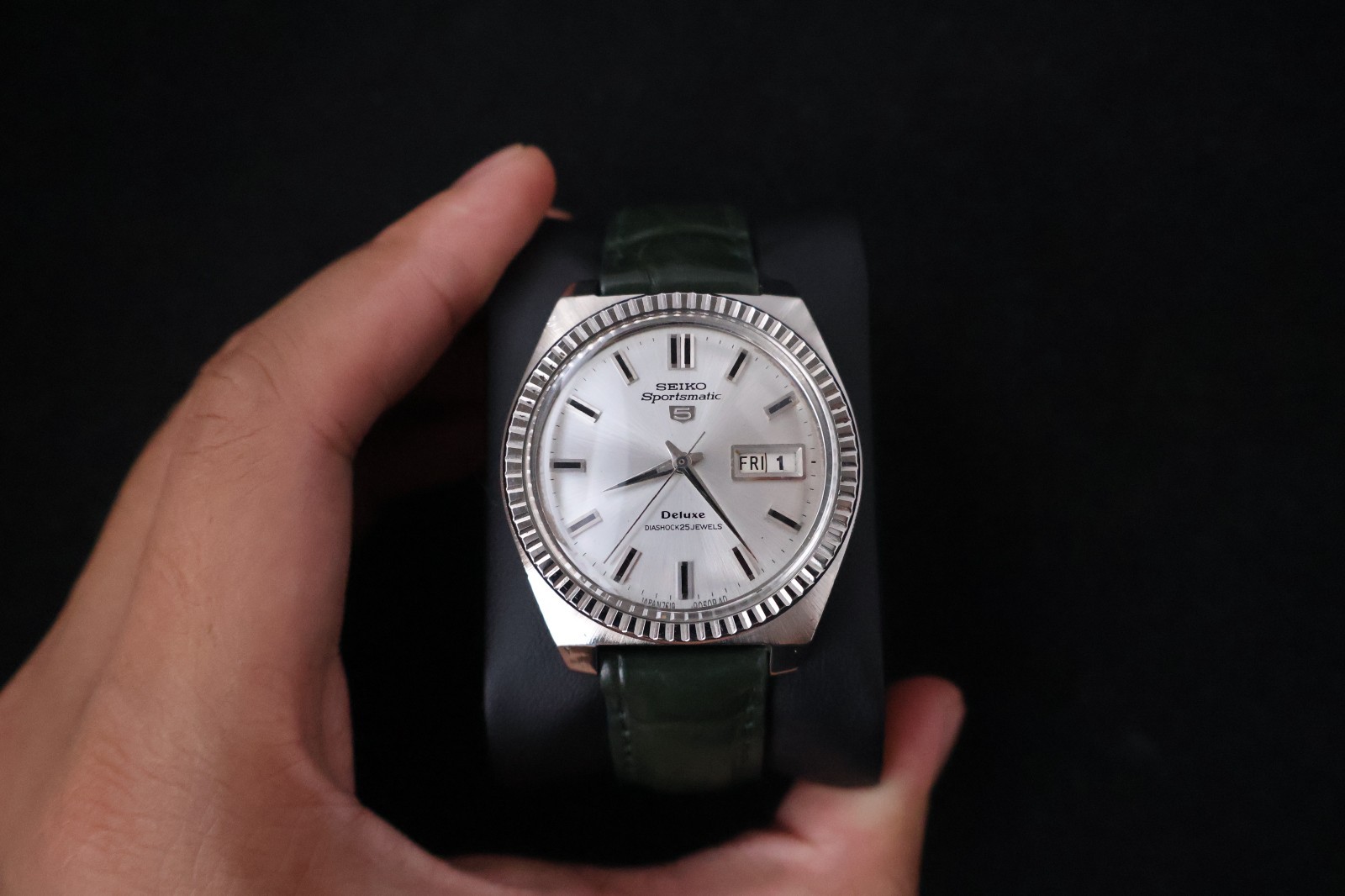 [SERVICED] Rare Vintage 1967 Seiko Sportsmatic 5 Deluxe 25 Jewels 7619-9041