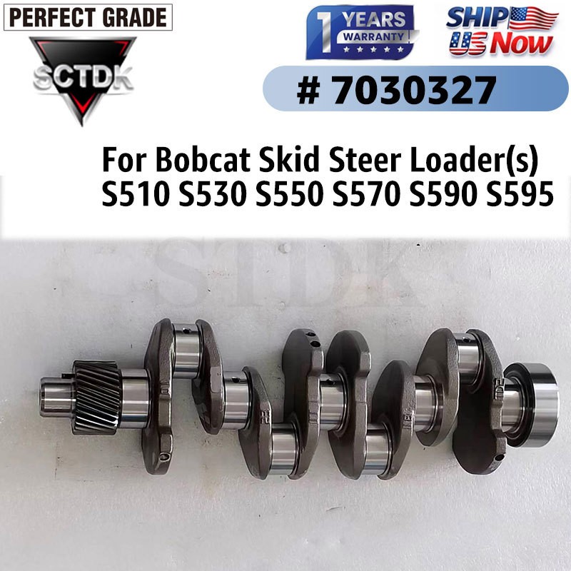 Durable Crankshaft 7030327 For Doosan D24 Engine Bobcat S510 S530 S570 S590 T550