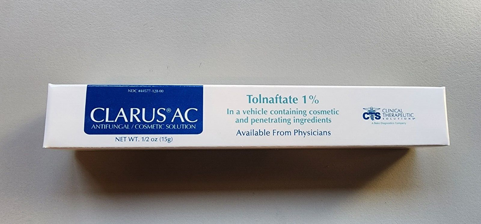 Clarus AC Antifungal Cosmetic Solution, expires: 10/2028 Clarus AC Antifungal Cosmetic Solution, expires: 10/2028