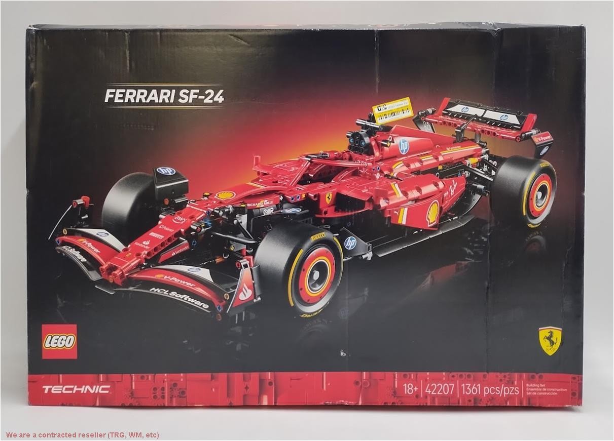 LEGO Technic Ferrari SF-24 F1 Car Model Kit for Adult F1 Fans 42207 SEE DETAILS LEGO Technic Ferrari SF-24 F1 Car Model Kit for Adult F1 Fans 42207 SEE DETAILS