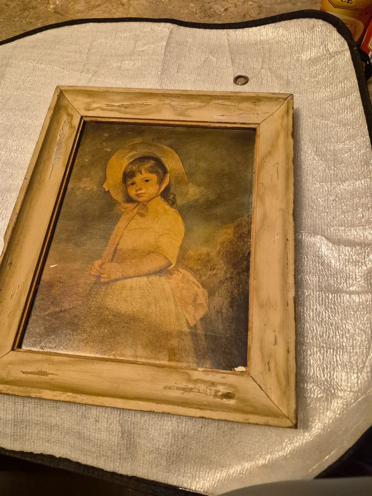 Title: Vintage Mid-Century Framed Print 