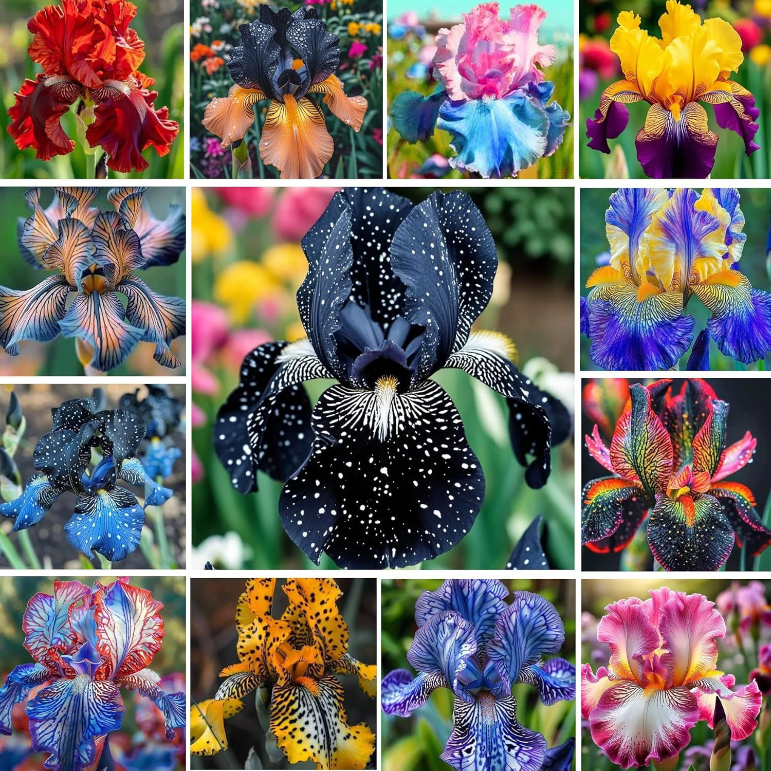 200+Mixed Rare Iris Flower Seeds to Plant Outdoor- Perennial Beautiful Blooms 200+Mixed Rare Iris Flower Seeds to Plant Outdoor- Perennial Beautiful Blooms