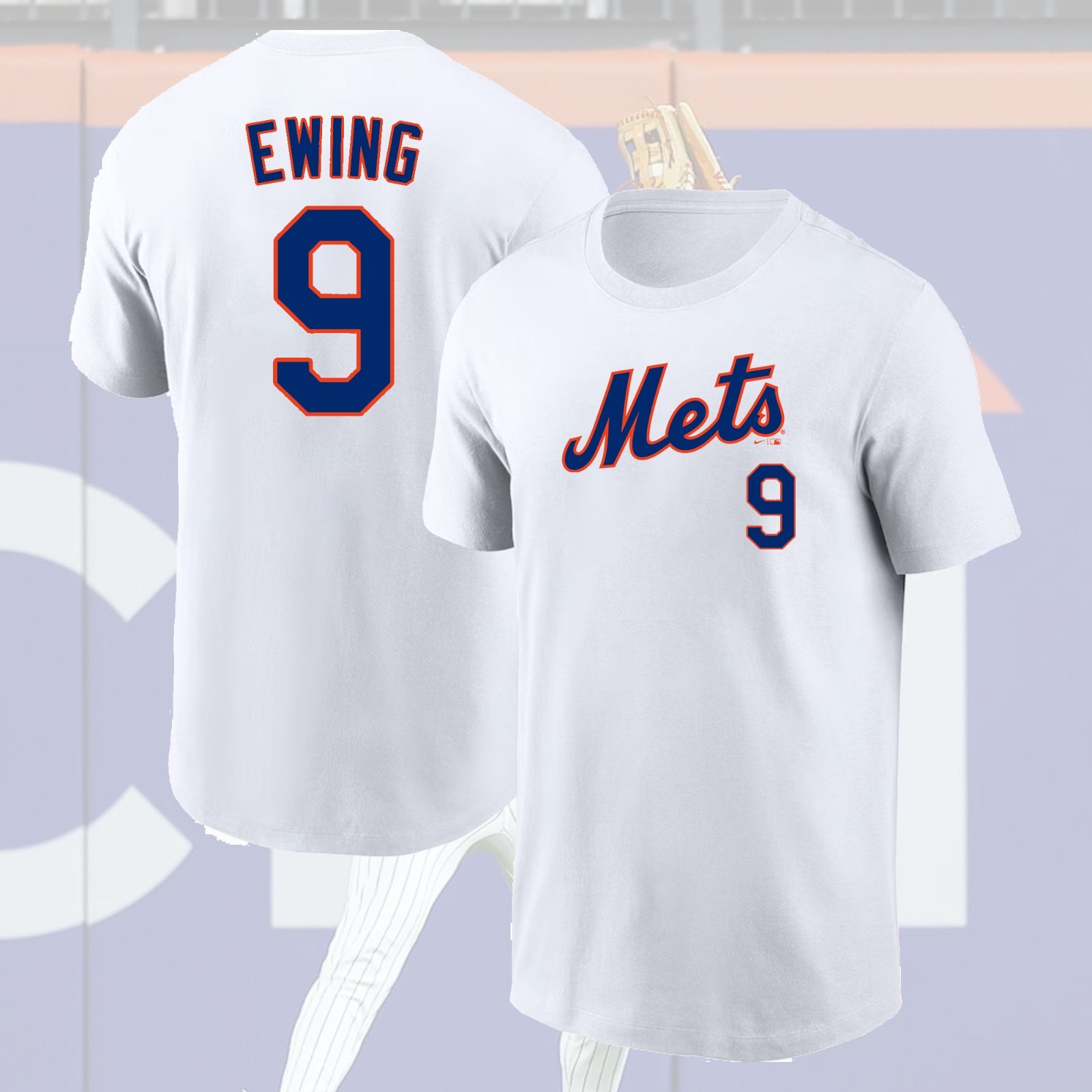 SALE HOT A. J. Ewing #9 New York Mets 2026 Name & Number Fastship For Fans