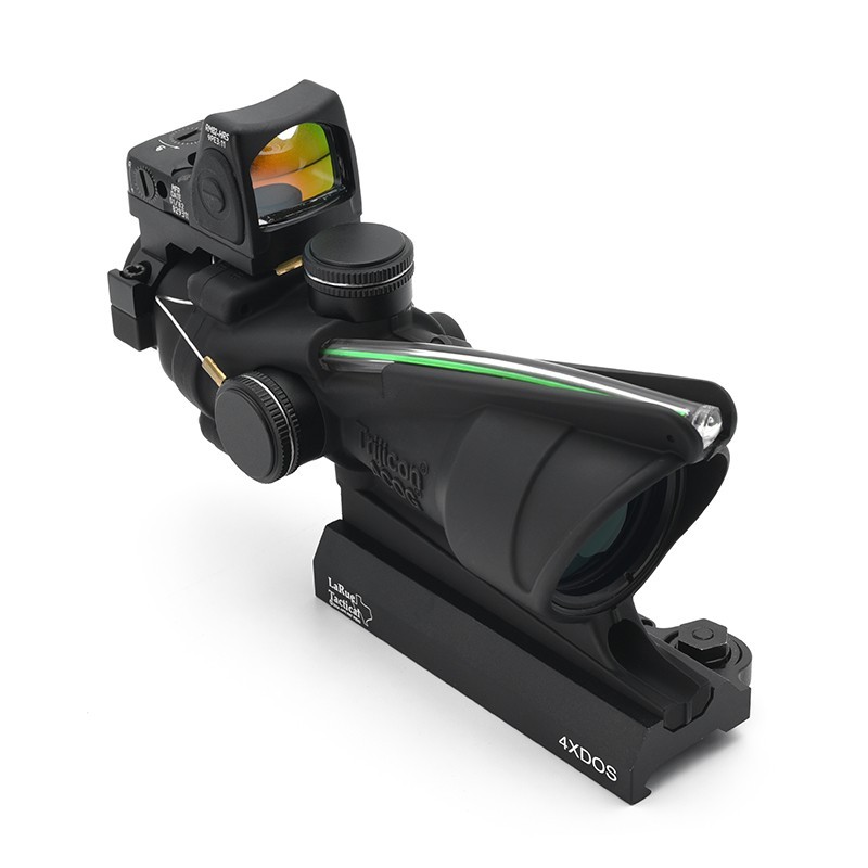 EvolutionGear ACOG 4X32 TA31 R/G Fiber Optics Scope Chevron Reticle with RMR EvolutionGear ACOG 4X32 TA31 R/G Fiber Optics Scope Chevron Reticle with RMR