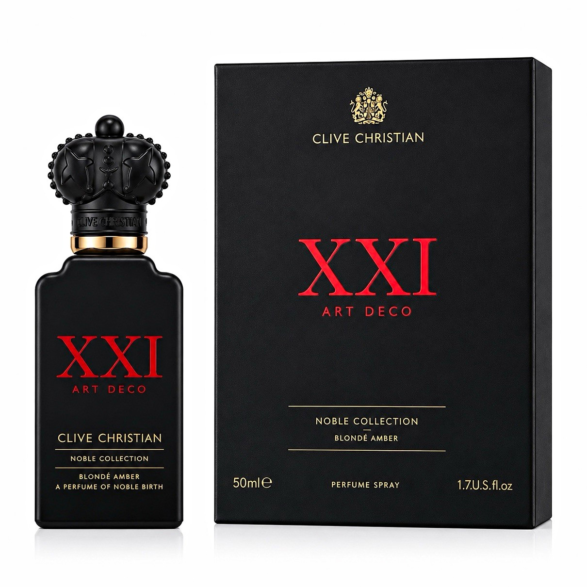 Clive Christian XXI Art Deco Blond Amber Perfume Spray 1.7 fl oz New Sealed Clive Christian XXI Art Deco Blond Amber Perfume Spray 1.7 fl oz New Sealed