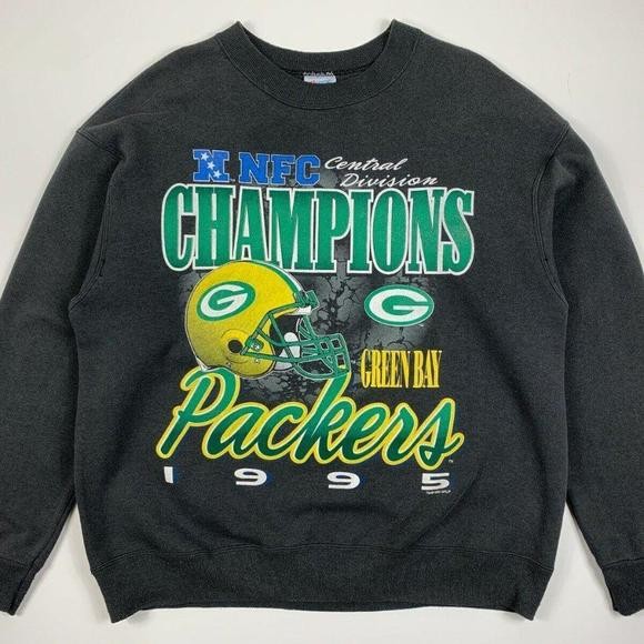 Vintage 1995 Green Bay Packers NFL Football Black Unisex Sweatshirt KH18907