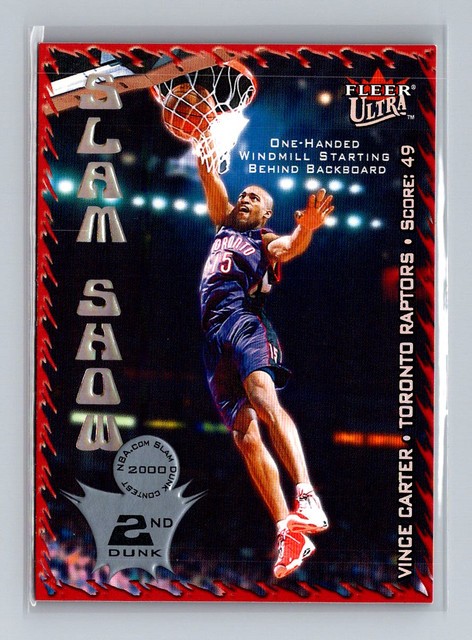 2000-01 Fleer Ultra Vince Carter Slam Show #SS7 Raptors QTY Avail
