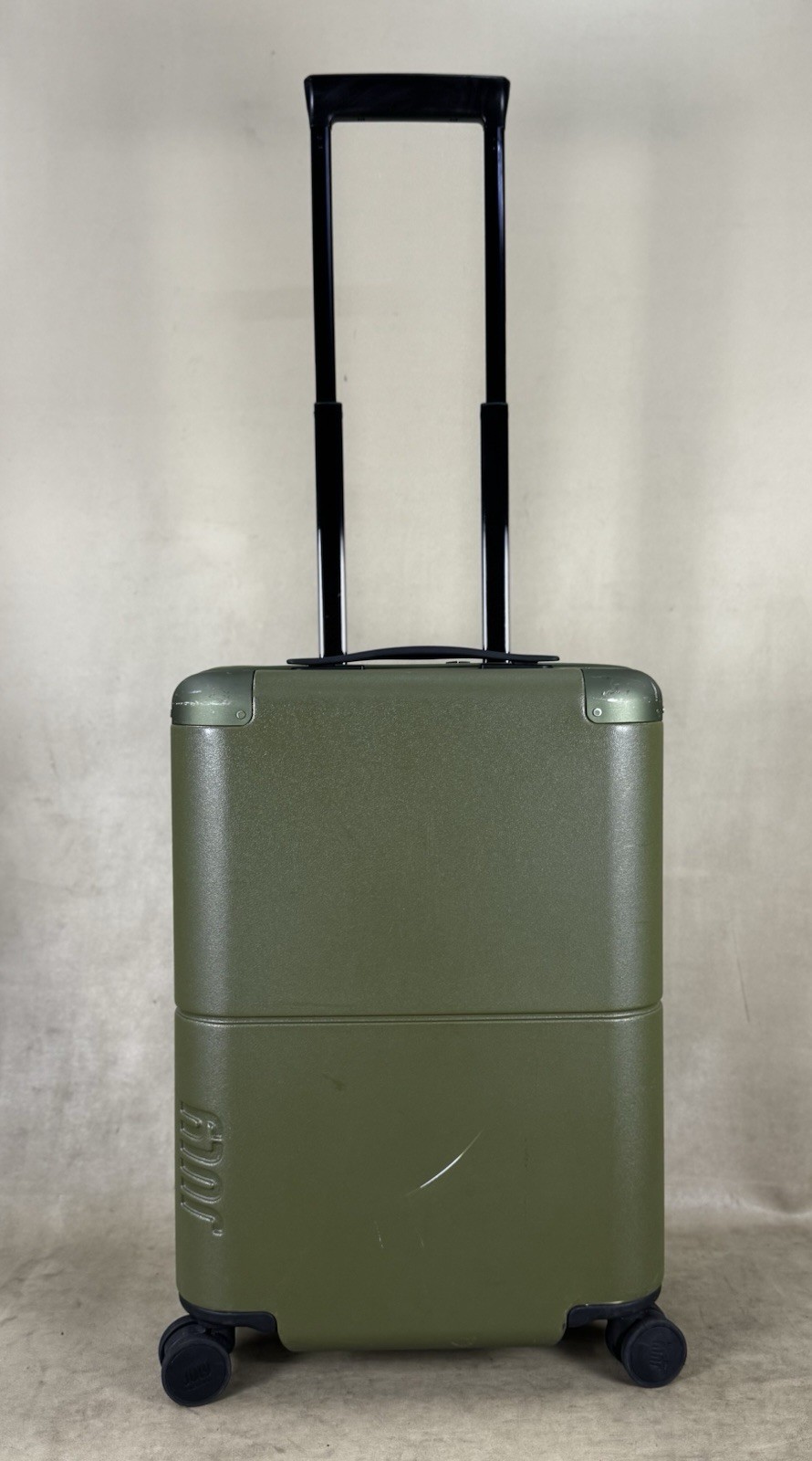 July Luggage Carry On Hard Shell Spinner Suitcase In Moss Green
