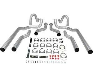 JEGS 30527 - Header-Back Dual Exhaust Kit for 1964-1972 GM A-Body [2-1/2 in.,