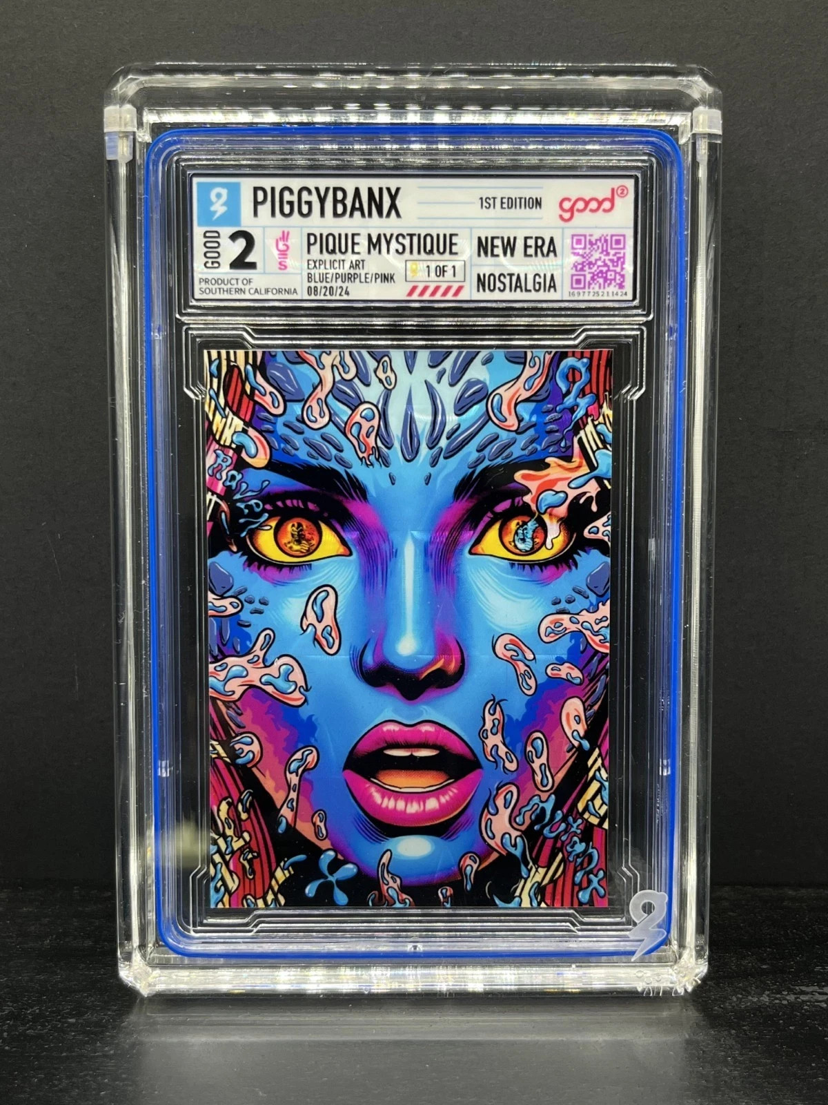 Piggybanx Piggy Banx Pique Mystique Flash 1/1 Blue/Purple/Pink Piggybanx Piggy Banx Pique Mystique Flash 1/1 Blue/Purple/Pink