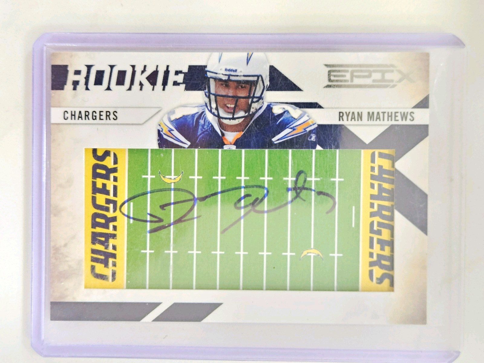 Panini 2010 Epix Ryan Mathews RC Auto San Diego Chargers #235 058/210 Panini 2010 Epix Ryan Mathews RC Auto San Diego Chargers #235 058/210