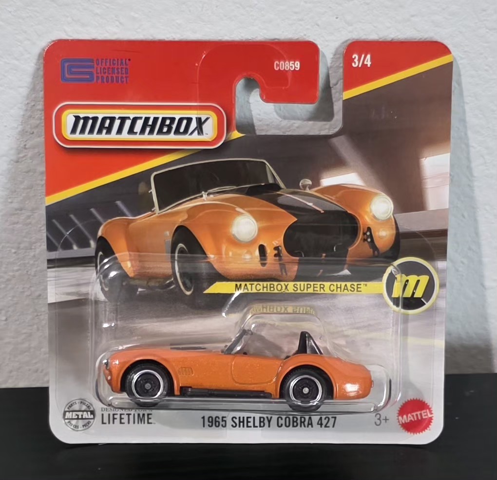 ☀️ 2026 Matchbox Super Chase 1965 Shelby Cobra 427 Short Card 3/4 ☀️