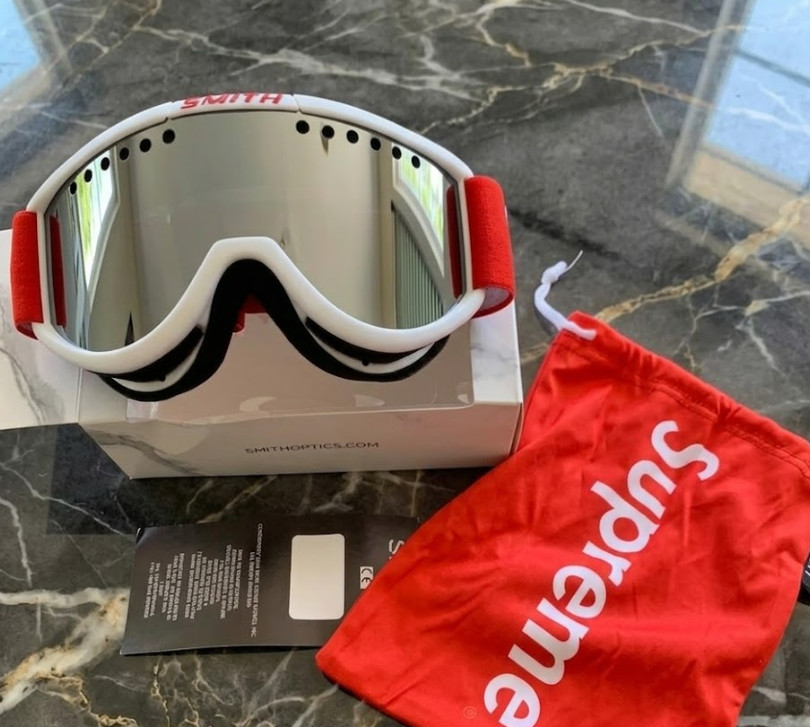 Supreme x Smith White Goggles Ski Snowboard ATV Dirt Bike Off Road 2026
