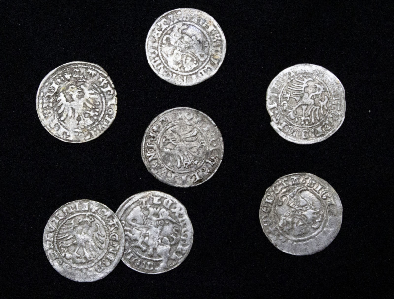 One Lithuania Silver Half Groschen - Sigismund I King of Poland 🇱🇹