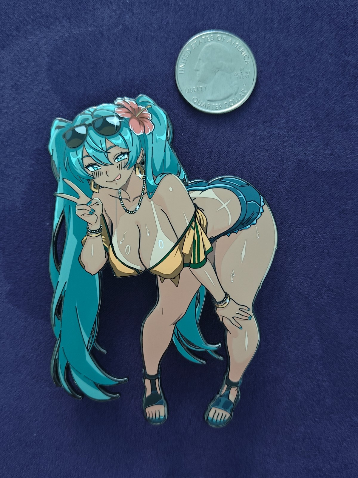 Brazilian Hatsune Miku Enamel Pin Brazilian Hatsune Miku Enamel Pin